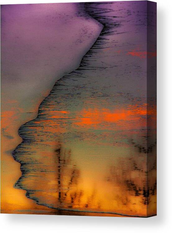 Water Canvas Print featuring the photograph Purple Rain by Abbie Loyd Kern