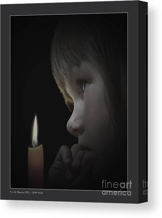 Help Canvas Print featuring the photograph Silent Child by Pedro L Gili