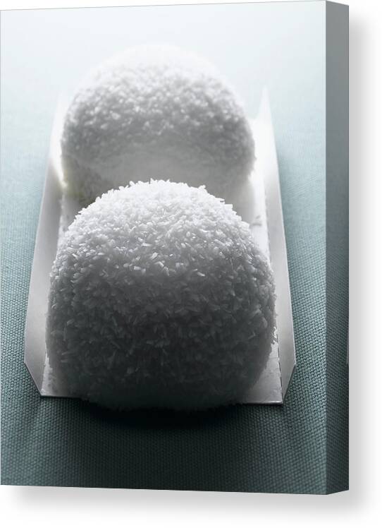 Unhealthy Eating Canvas Print featuring the photograph Snow Balls by Howard Bjornson