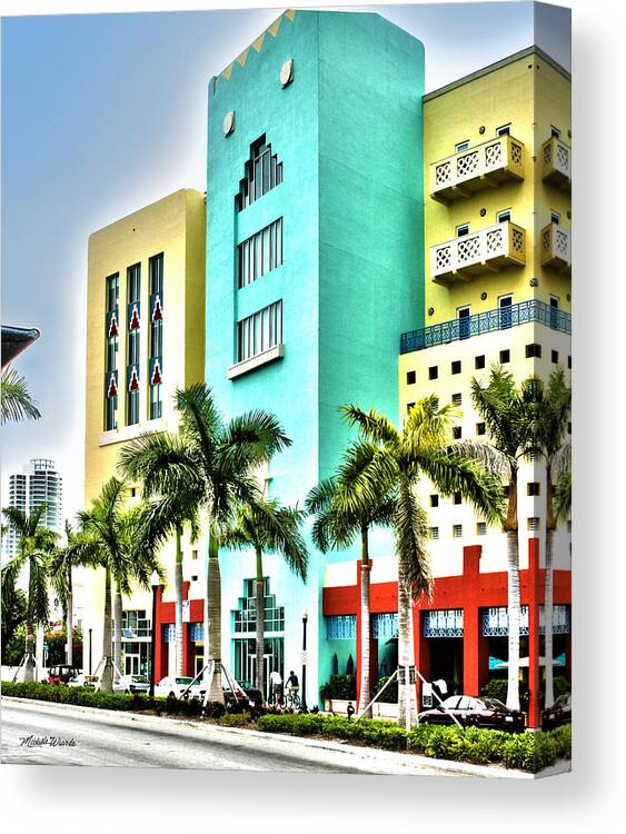 South Beach Canvas Print featuring the photograph South Beach by Michelle Constantine