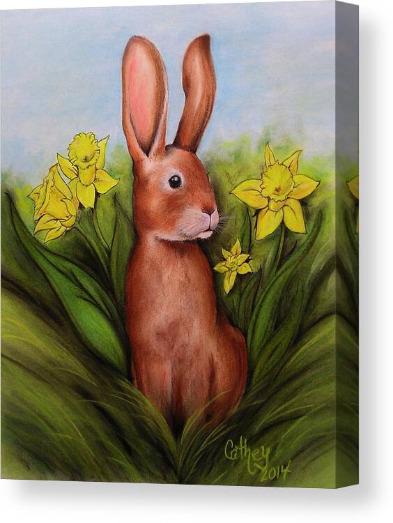 Spring Canvas Print featuring the drawing Spring Has Sprung by Catherine Howley
