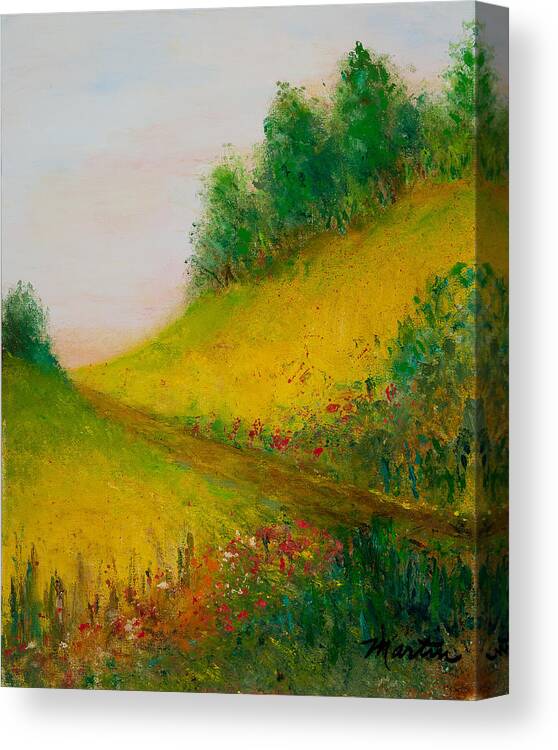 Spring Canvas Print featuring the painting Springtime by Larry Martin