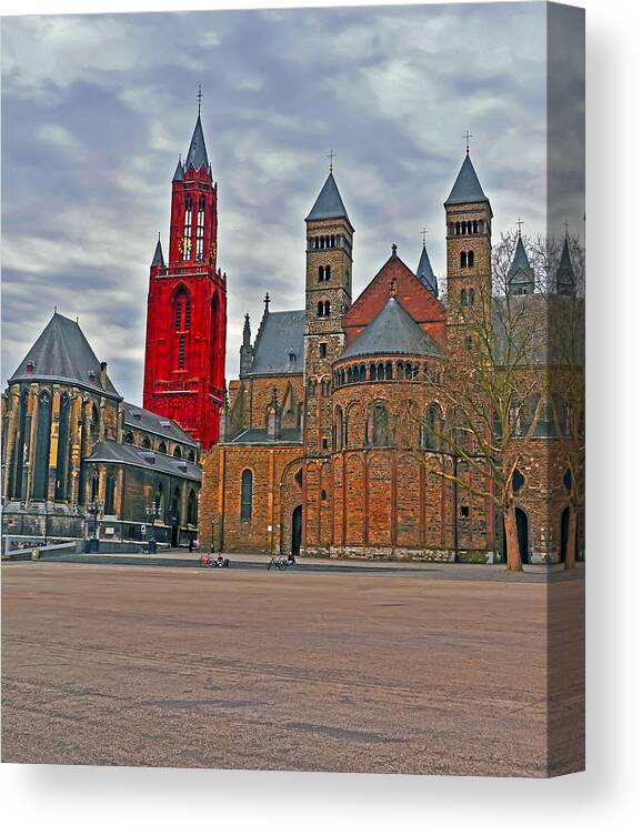 Travel Canvas Print featuring the photograph Square of Maastricht by Elvis Vaughn