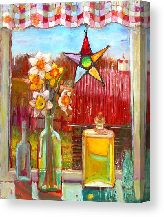 Primary Colors Canvas Print featuring the painting St012 by Paul Emory