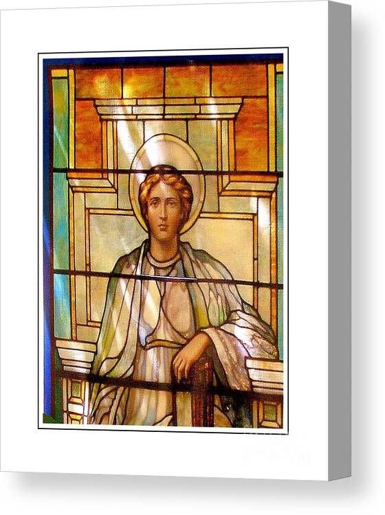 Marcia Lee Jones Portrait Canvas Print featuring the photograph Stain Glass Series by Marcia Lee Jones