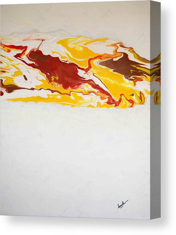 Abstract Canvas Print featuring the painting The Free Spirit 5 by Sonali Kukreja