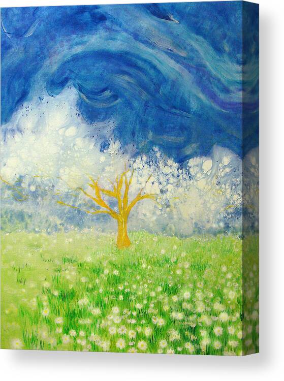 Nature Canvas Print featuring the painting Tree of Life by Ashleigh Dyan Bayer