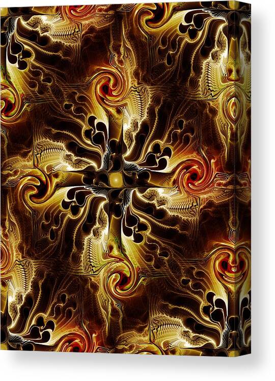 Malakhova Canvas Print featuring the digital art Vital Cross by Anastasiya Malakhova