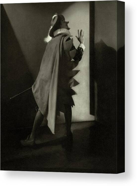Actor Canvas Print featuring the photograph Walter Hampden As Cyrano De Bergerac by Edward Steichen