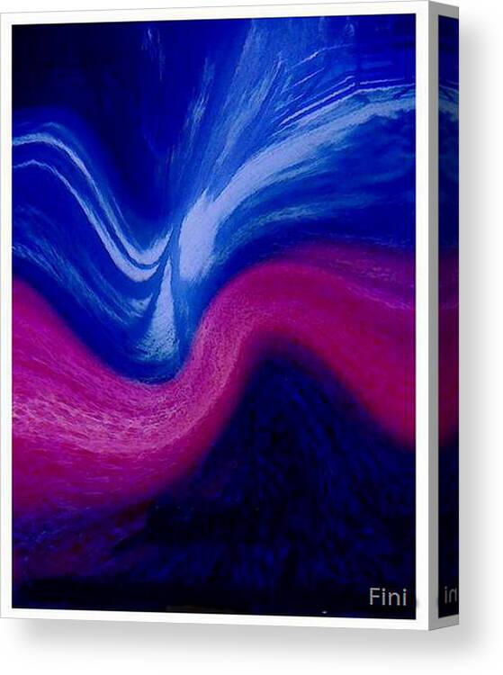  Canvas Print featuring the digital art Well Pleased by Mary Russell