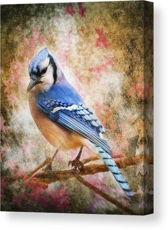 Bird Canvas Print featuring the photograph Winters Coming by Ron McGinnis