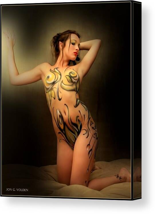Fairy Canvas Print featuring the photograph Wood Nymph by Jon Volden