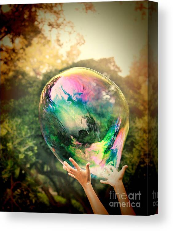Soap Canvas Print featuring the photograph World Within by Jasna Buncic
