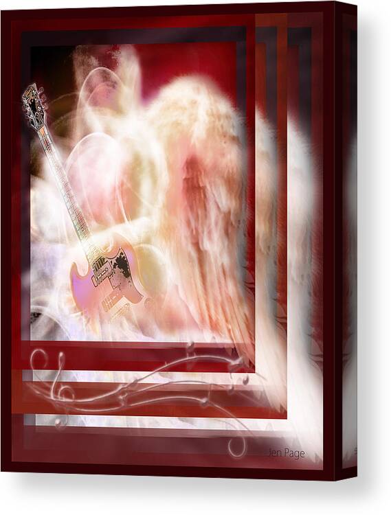 Worship Angel Canvas Print featuring the photograph Worship Angel by Jennifer Page