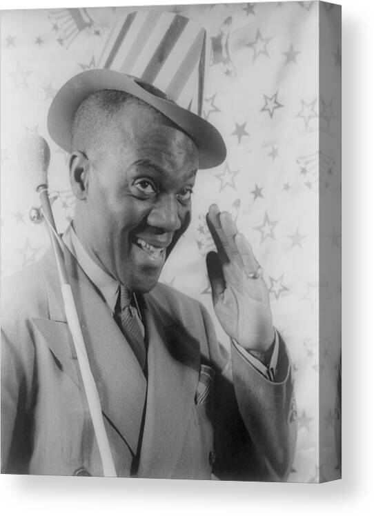 History Canvas Print featuring the photograph Bill Robinson 1878-1949, Also Known #1 by Everett