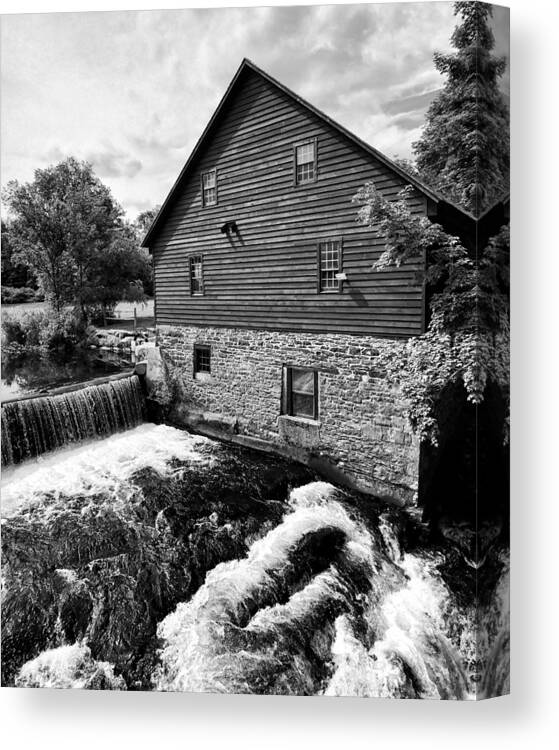 Old Mill Canvas Print featuring the photograph The Old Mill #1 by Michael Dorn