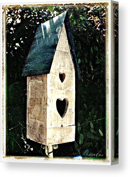 Bird Canvas Print featuring the photograph Birdhaus by Linda Olsen