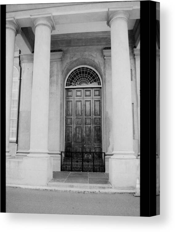 Charleston Canvas Print featuring the photograph Church Gated Entrance by Emery Graham