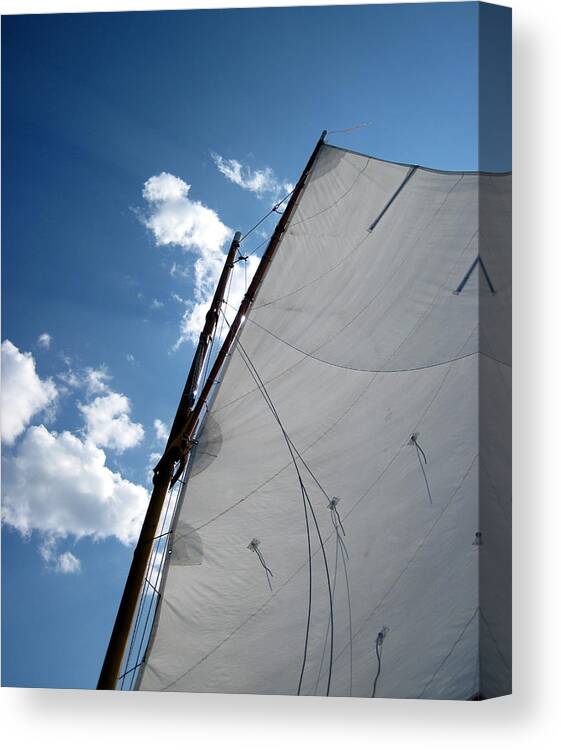Gaff Rig Canvas Print featuring the photograph Gaff Rig by Life Makes Art