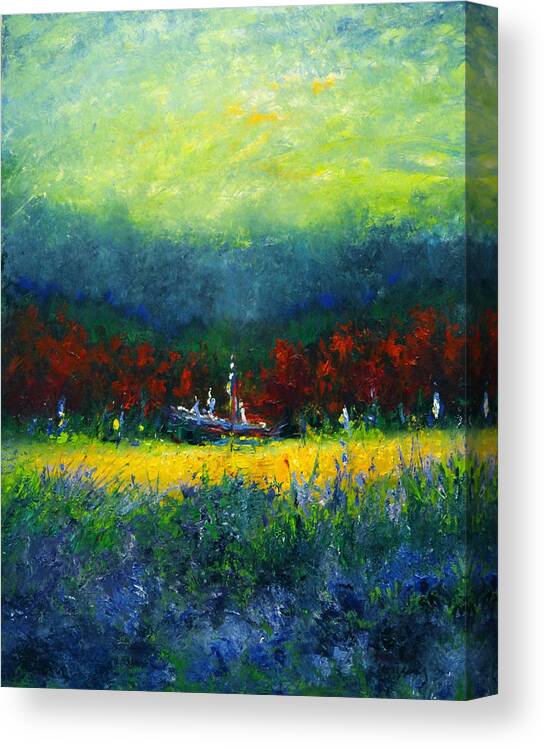 Independence Day Canvas Print featuring the painting Independence Day by Shannon Grissom