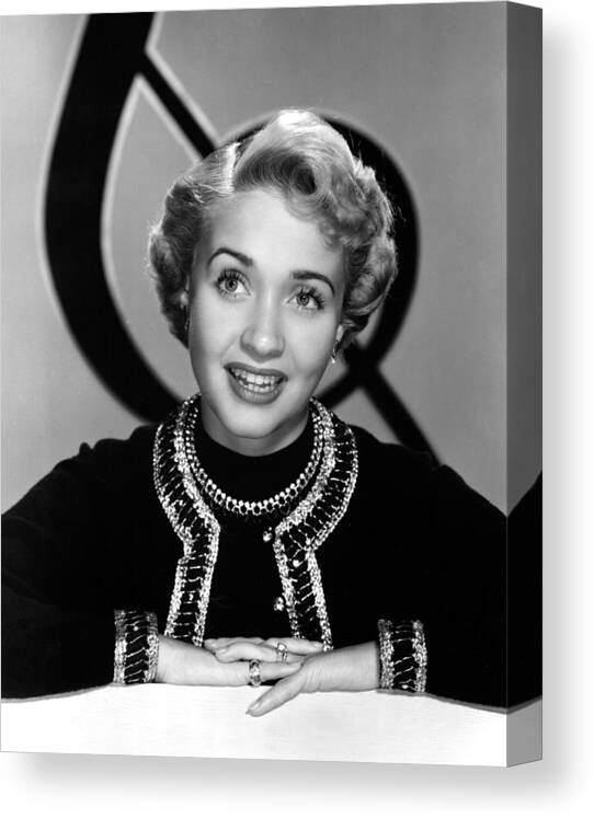 Earrings Canvas Print featuring the photograph Jane Powell, Mgm, Early 1950s by Everett