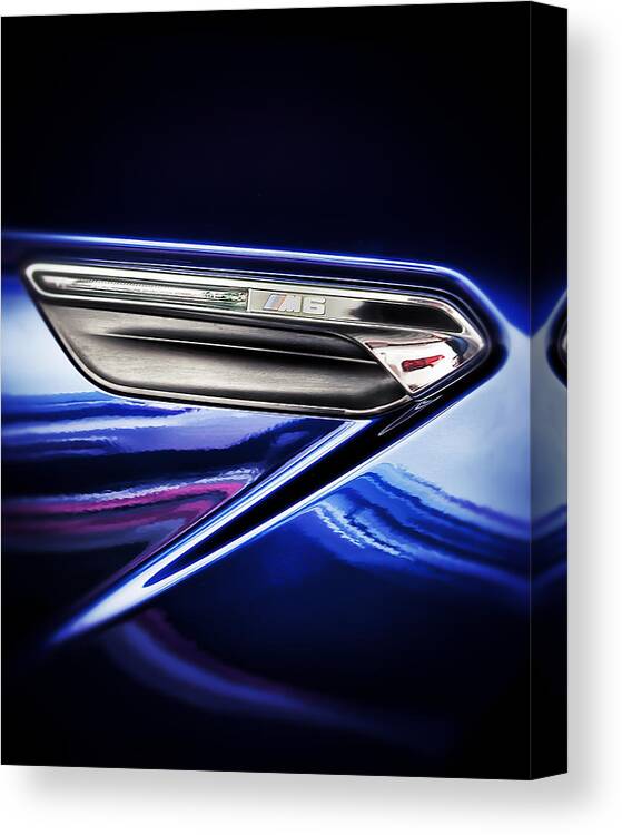 Bmw Canvas Print featuring the photograph M6 Badge by Scott Wyatt