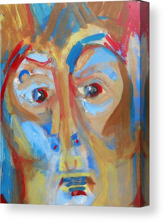 Abstract Canvas Print featuring the painting Marry for Money by Judith Redman