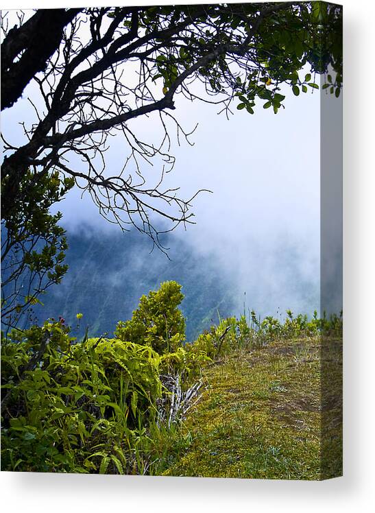 Mountains Canvas Print featuring the photograph Na Pali Coast Hawaii 09 by Gordon Engebretson