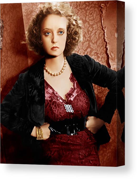 1930s Movies Canvas Print featuring the photograph Of Human Bondage, Bette Davis, 1934 by Everett