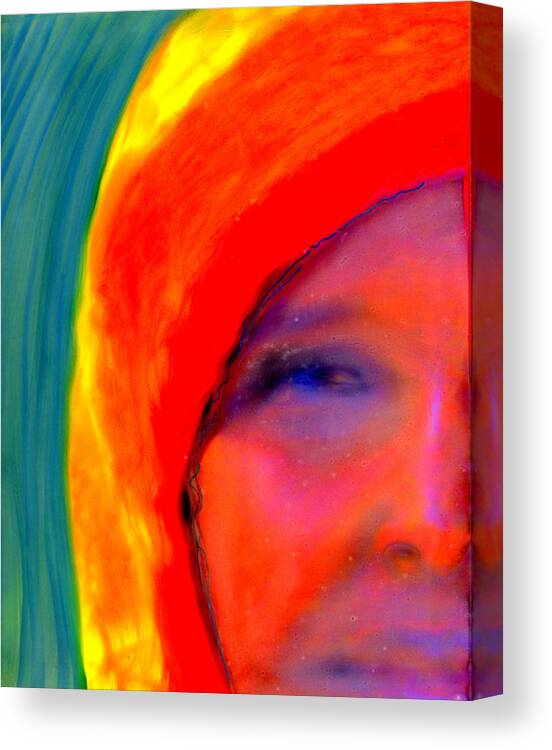 Global Portraits International Multicultural Canvas Print featuring the painting One Light..One Hope by FeatherStone Studio Julie A Miller