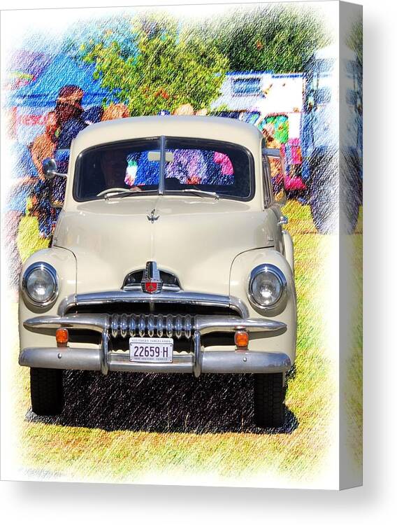 Holden Canvas Print featuring the photograph Vintage FJ Holden by Fran Woods