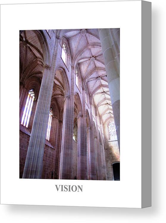 Vision Canvas Print featuring the photograph Vision Motivational by John Shiron