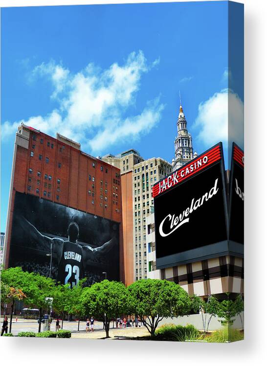 Cle Canvas Print featuring the photograph All In Cleveland #1 by Ken Krolikowski