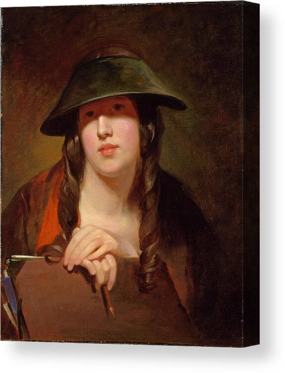 Thomas Sully The Student Giclee Canvas Print Paintings Poster Reproduction 