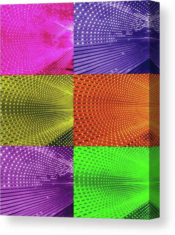 Tunnel Of Love Abstract Canvas Print featuring the digital art Tunnel of Love #1 by Don Wright