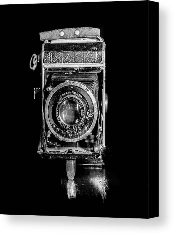 Vintage Camera Canvas Print featuring the photograph Vintage Camera #1 by Adam Reinhart