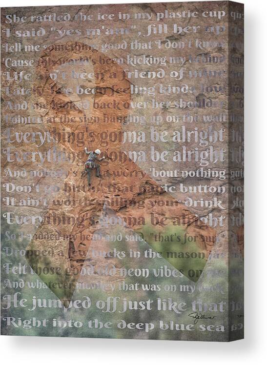 Hope Canvas Print featuring the photograph 11059 Everything Will Be Alright by Pamela Williams