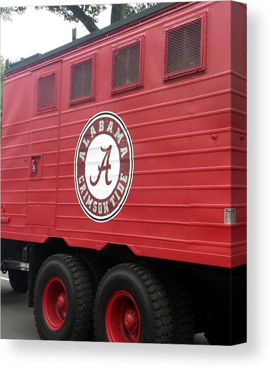 Gameday Canvas Print featuring the photograph Bama Apocolypse #3 by Kenny Glover