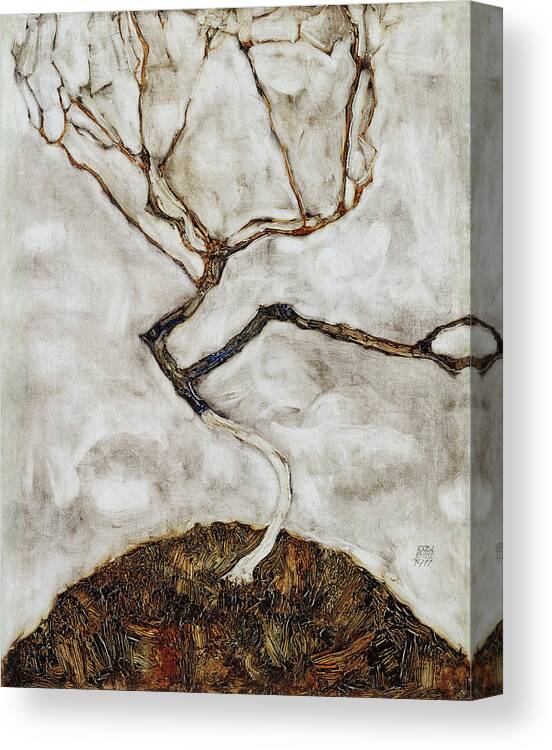 Small Tree In Late Autumn Canvas Print Canvas Art By Egon Schiele