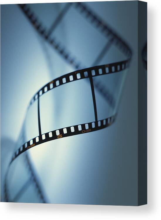 Movie Canvas Print featuring the photograph Photographic Film #4 by Tek Image