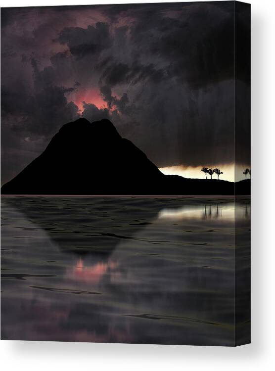 Sunset Canvas Print featuring the photograph 4706 by Peter Holme III