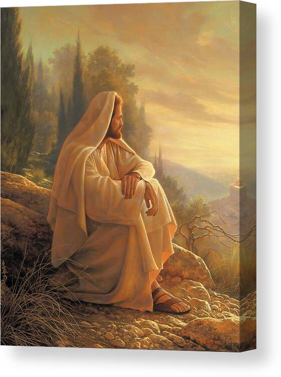 Alpha Canvas Print featuring the painting Alpha and Omega by Greg Olsen