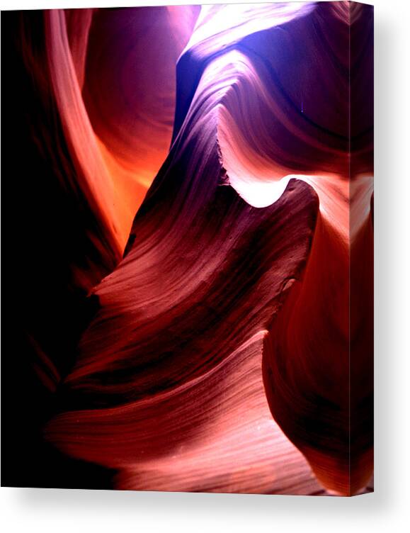 Antelope Canyon Canvas Print featuring the photograph Antelope Canyon Magic by Joe Hoover