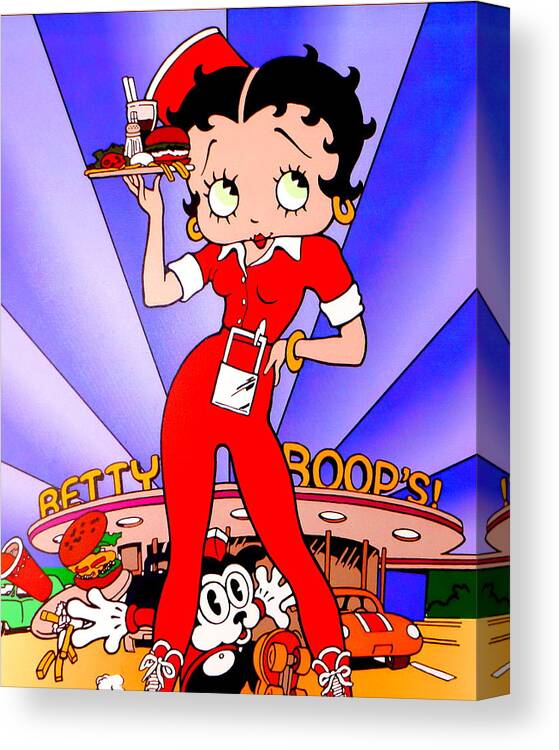 Betty Canvas Print featuring the photograph Betty Boop's by Larry Beat