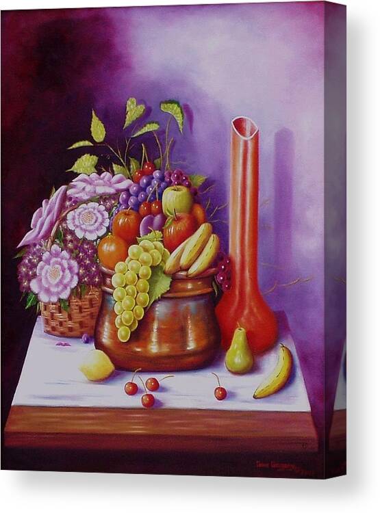 Still Life Canvas Print featuring the painting Blessings by Gene Gregory