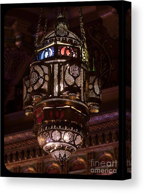 Art Canvas Print featuring the photograph Byzantine Lamp by Phil Spitze