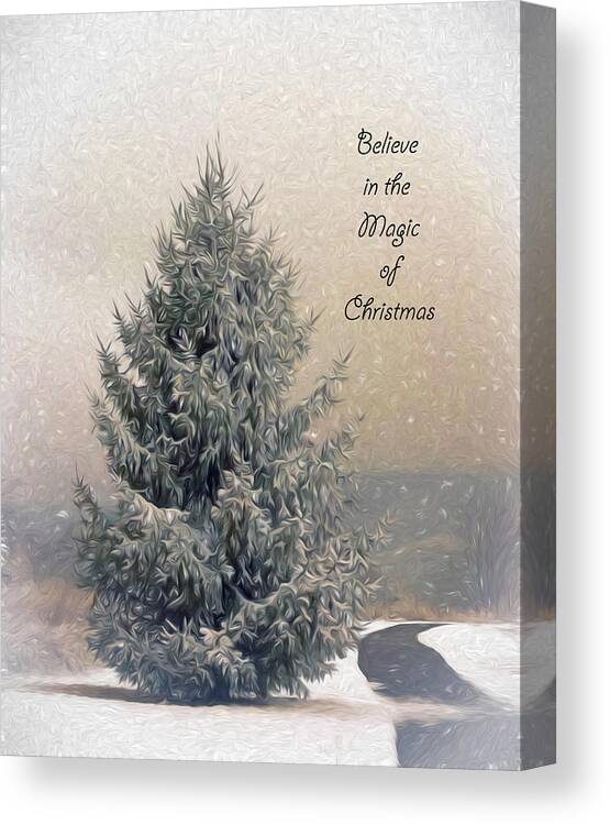Christmas Canvas Print featuring the photograph Christmas Magic by Kerri Farley