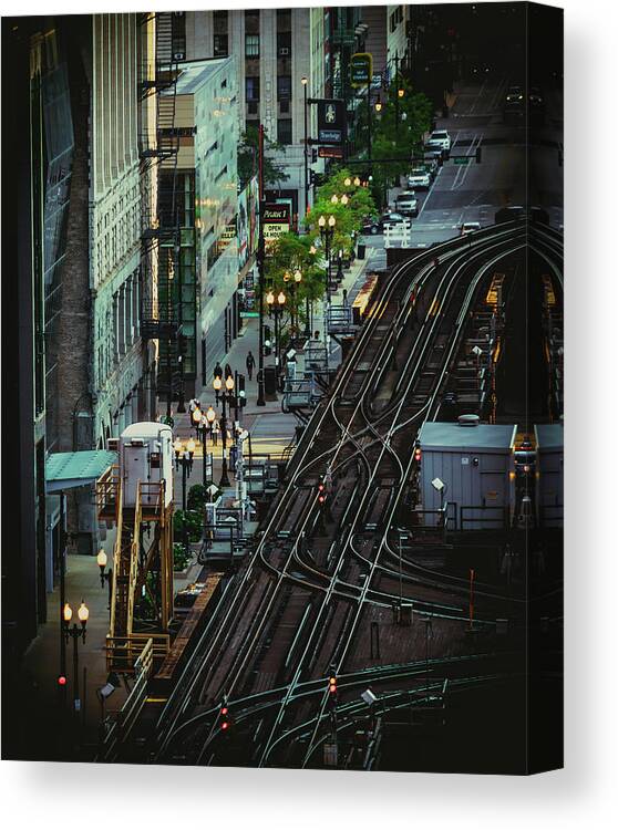 Chicago Canvas Print featuring the photograph City Lines by Nisah Cheatham
