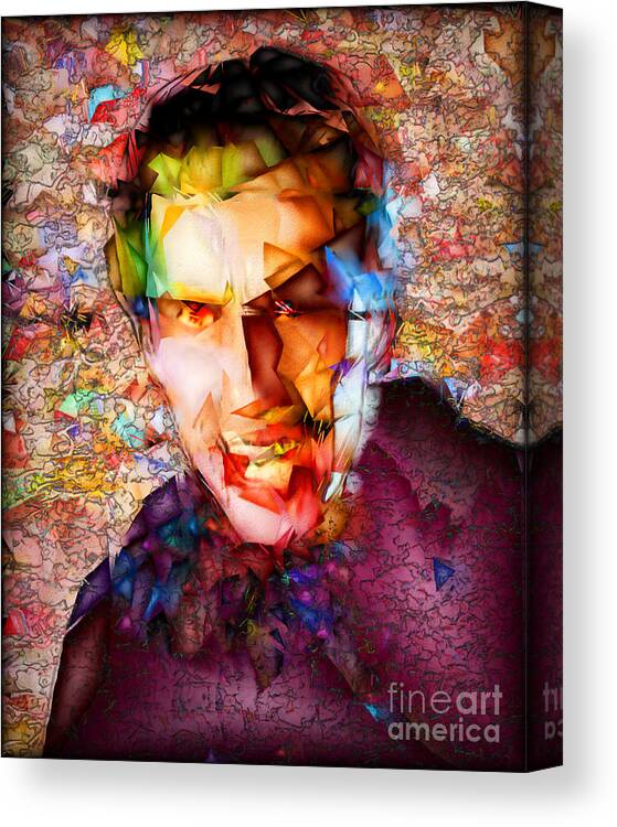 Wingsdomain Canvas Print featuring the photograph Count Dracula 20170413 by Wingsdomain Art and Photography