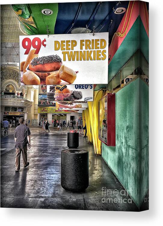 Deep Canvas Print featuring the photograph Deep Fried Twinkies by Walt Foegelle